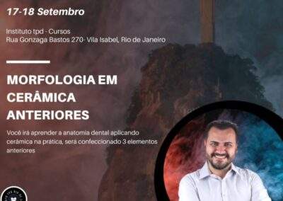 Curso Morfologia em Cerâmica Anteriores – 17 e 18 de setembro